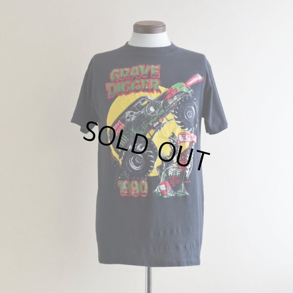 画像1: 1990s GRAVE DIGGER プリントTシャツ　 "MADE IN USA"　 表記L 