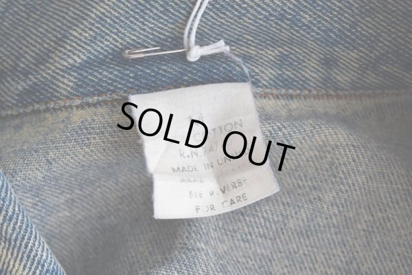 画像5: 1990s ELVIS 監獄ロック ペイントデニムジャケット  表記M((実寸L-XL))