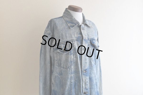 画像6: 1990s ELVIS 監獄ロック ペイントデニムジャケット  表記M((実寸L-XL))