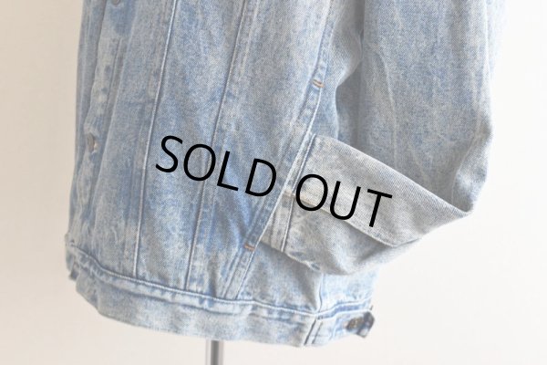 画像9: 1990s ELVIS 監獄ロック ペイントデニムジャケット  表記M((実寸L-XL))