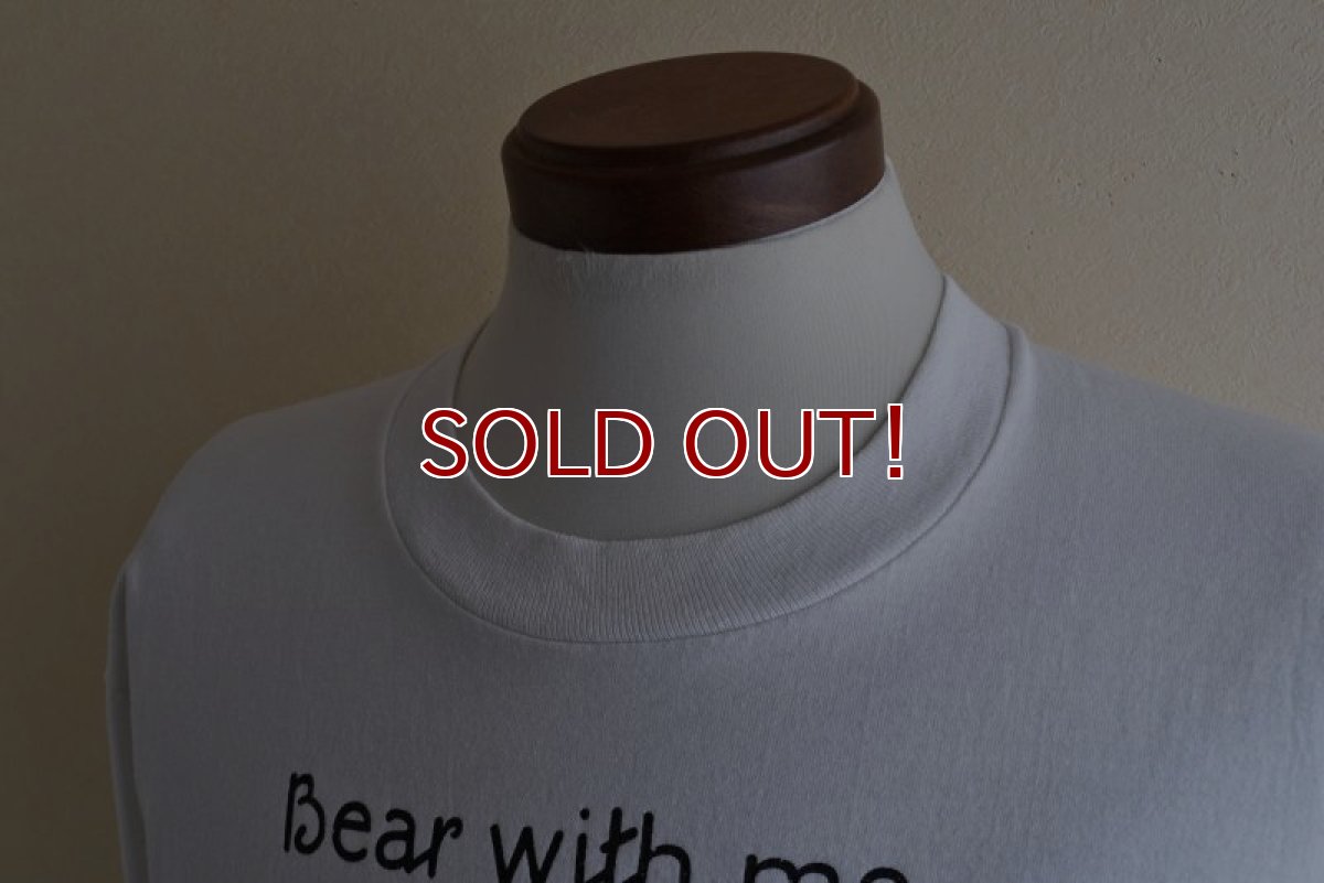 画像7: 1990s 朝が苦手なクマさんTシャツ　 "MADE IN USA"　 表記L  (7)
