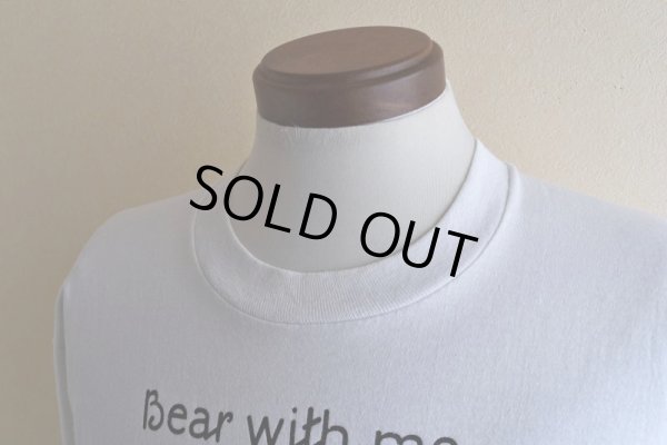 画像7: 1990s 朝が苦手なクマさんTシャツ　 "MADE IN USA"　 表記L 