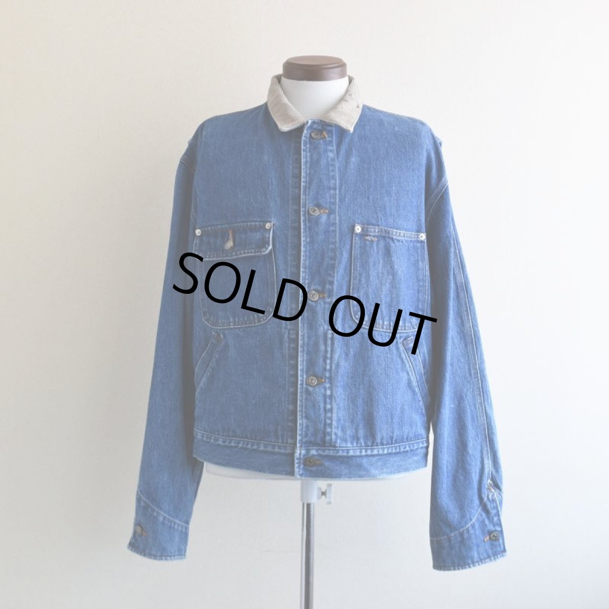 画像1: 1980-90s Polo RALPH LAUREN デニムジャケット　 "MADE IN USA"　 表記L  (1)
