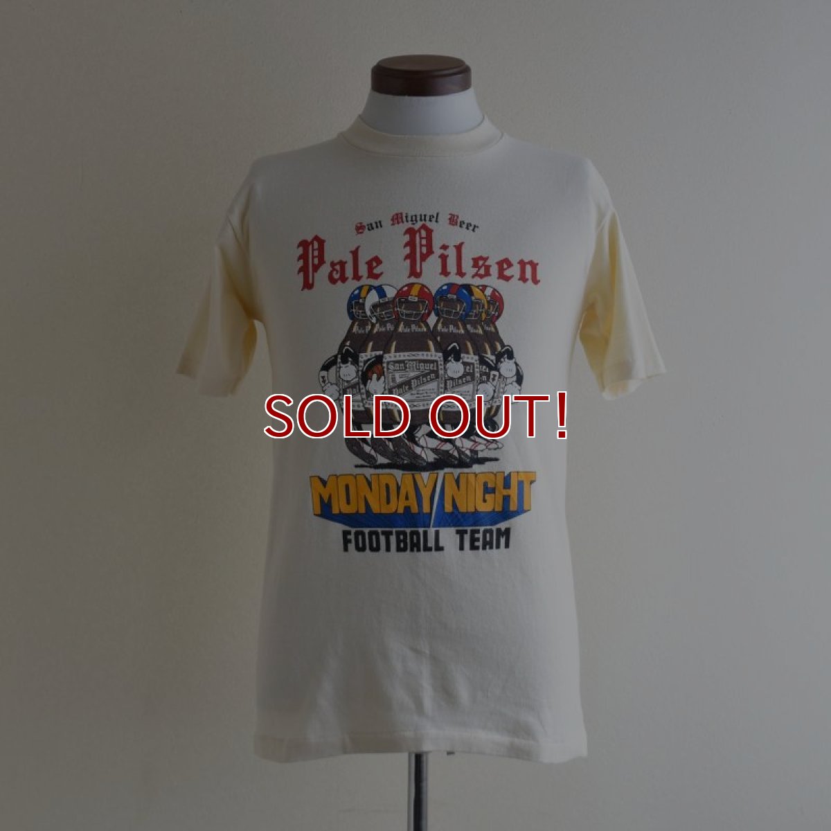 画像1: 1980s SAN MIGUEL BEER Tシャツ　 "MADE IN USA"　 表記M  (1)