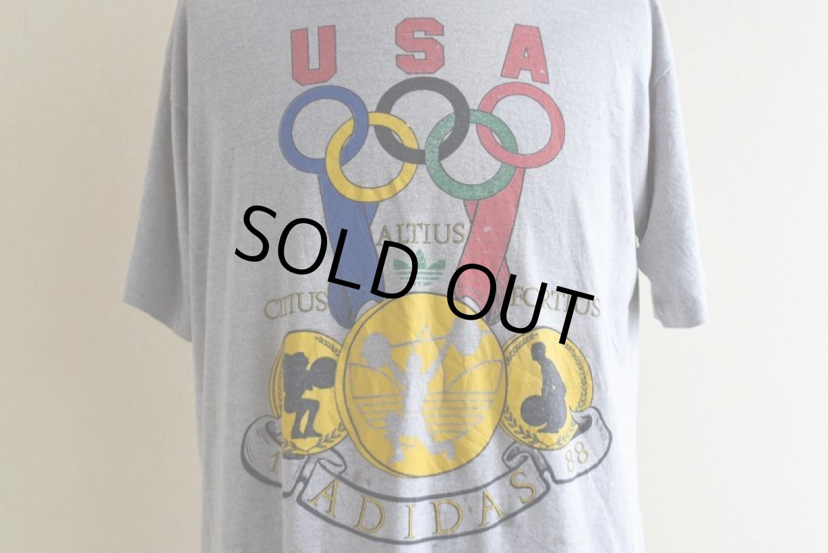 画像9: 1980s adidas オリンピックTシャツ　 "MADE IN USA"　 表記XL  (9)