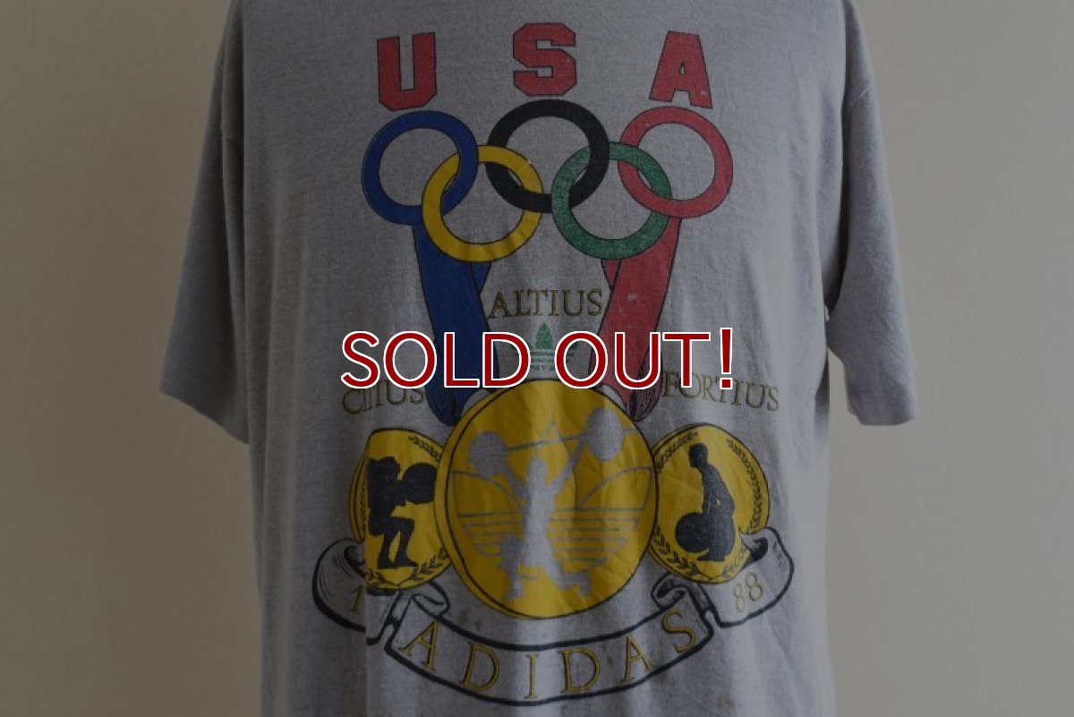 画像9: 1980s adidas オリンピックTシャツ　 "MADE IN USA"　 表記XL  (9)