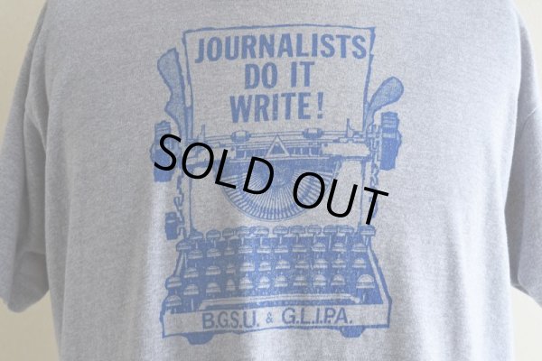 画像8: 1980s JOURNALISTS DO IT WRITE！プリントTシャツ　 "MADE IN USA"　 表記XL 