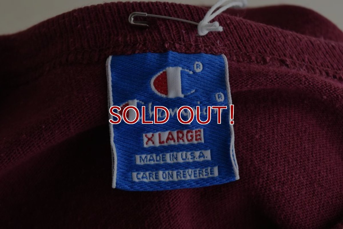 画像5: 1990s Champion カレッジTシャツ　 "MADE IN USA"　 表記XL  (5)