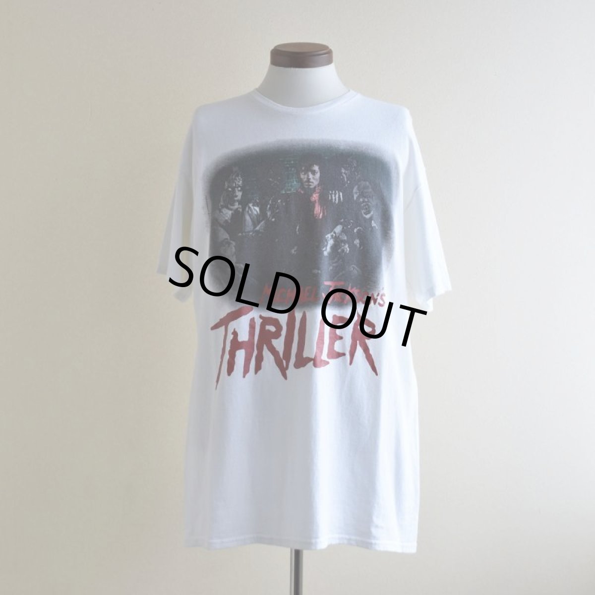 画像1: MICHAEL JACKSON スリラーTシャツ　 表記L  (1)