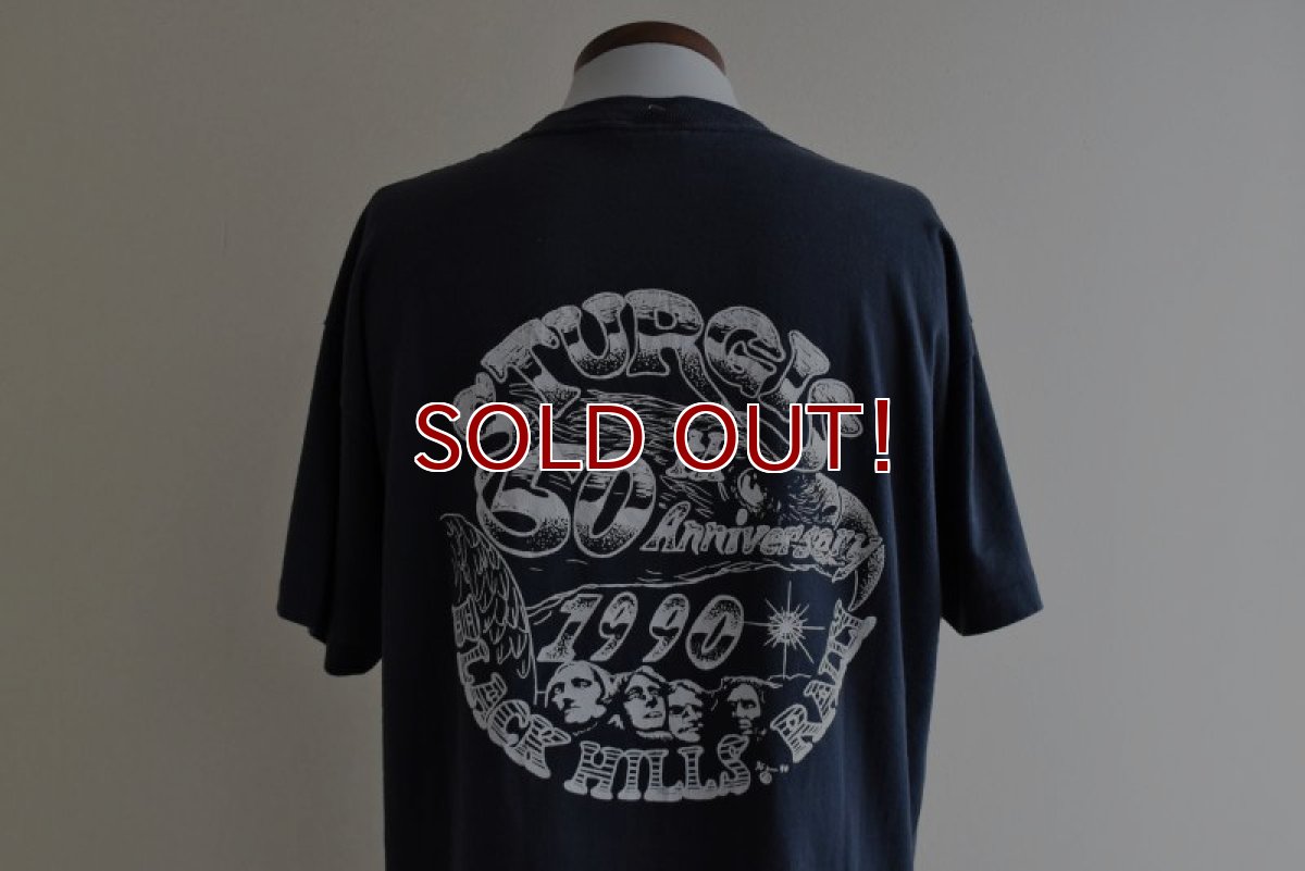 画像13: 1990s STURGIS BLACK HILLS RALLY 50th ANNUAL Tシャツ　 "MADE IN USA"　 表記XL  (13)