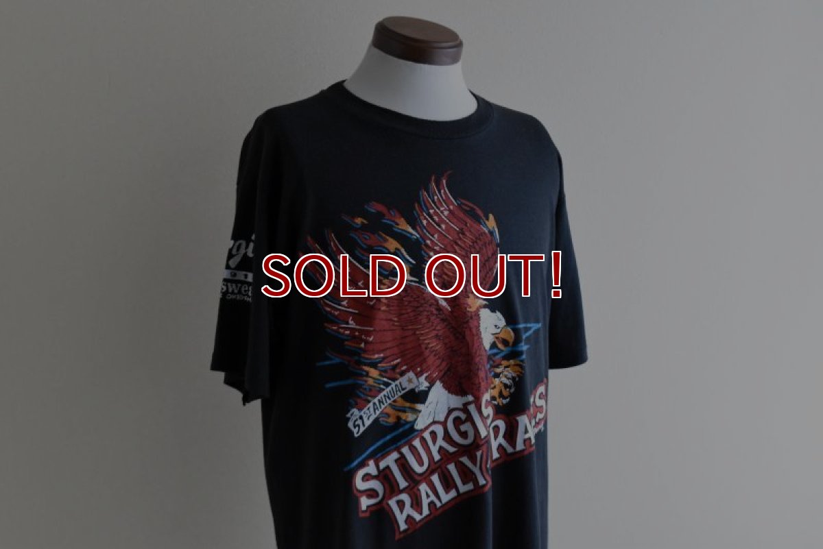 画像7: 1990s STURGIS BLACK HILLS RALLY 51th ANNUAL Tシャツ　 "MADE IN USA"　 表記XL  (7)