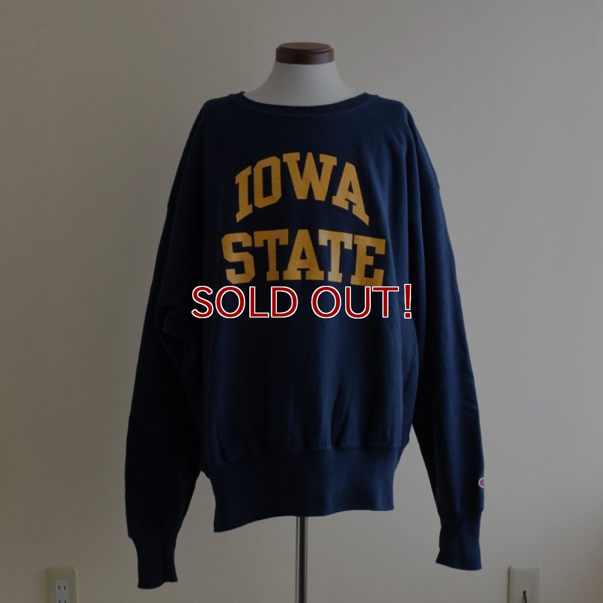 画像1: 1990-00s Champion リバースウィーブスウェット　 "IOWA STATE"　 表記XXL  (1)