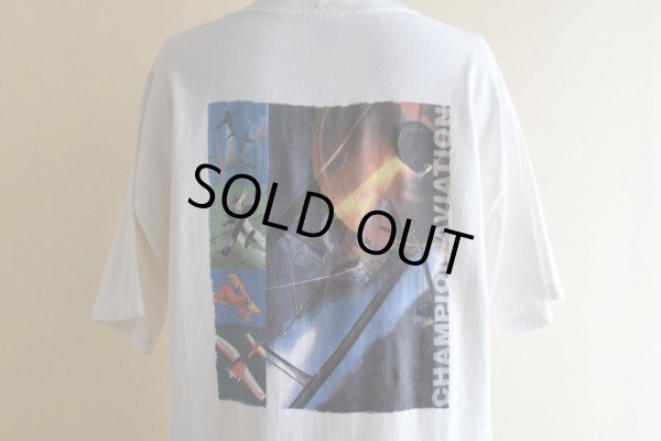 画像11: 1990-00s CHAMPION AVIATION PRODUCTS プリントTシャツ　 表記L 