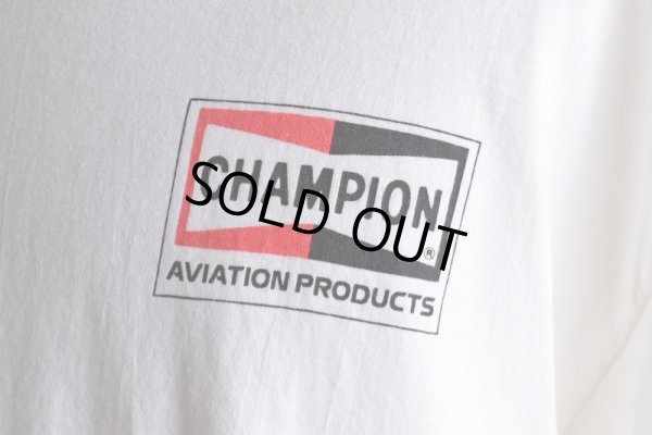 画像8: 1990-00s CHAMPION AVIATION PRODUCTS プリントTシャツ　 表記L 