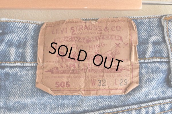 画像8: 1990s Levi's 505　 "MADE IN USA"　 表記W32 L29 