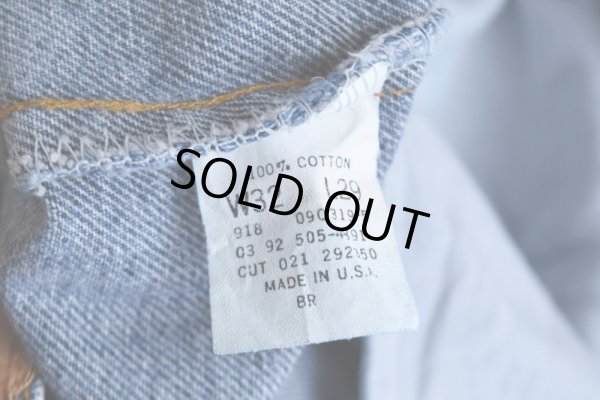 画像12: 1990s Levi's 505　 "MADE IN USA"　 表記W32 L29 