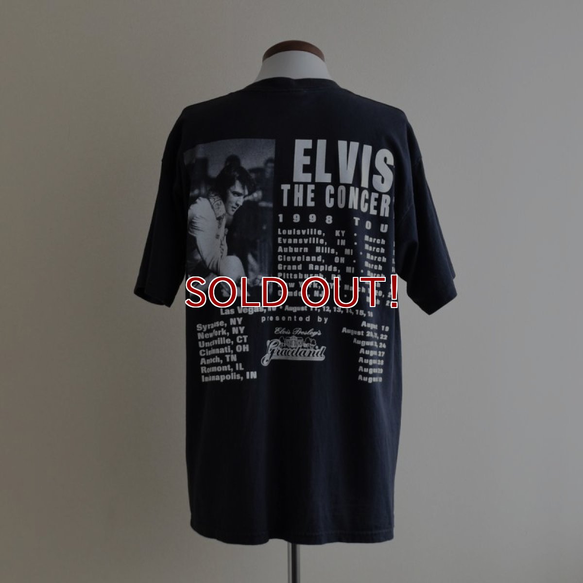 画像3: 1990s ELVIS THE CONCERT 1998 TOUR Tシャツ　 表記L  (3)