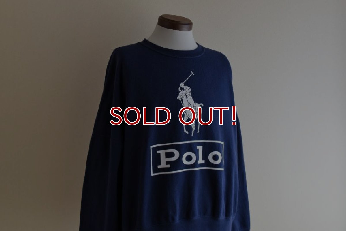 画像6: POLO RALPH LAUREN ロゴスウェット　 表記XL  (6)