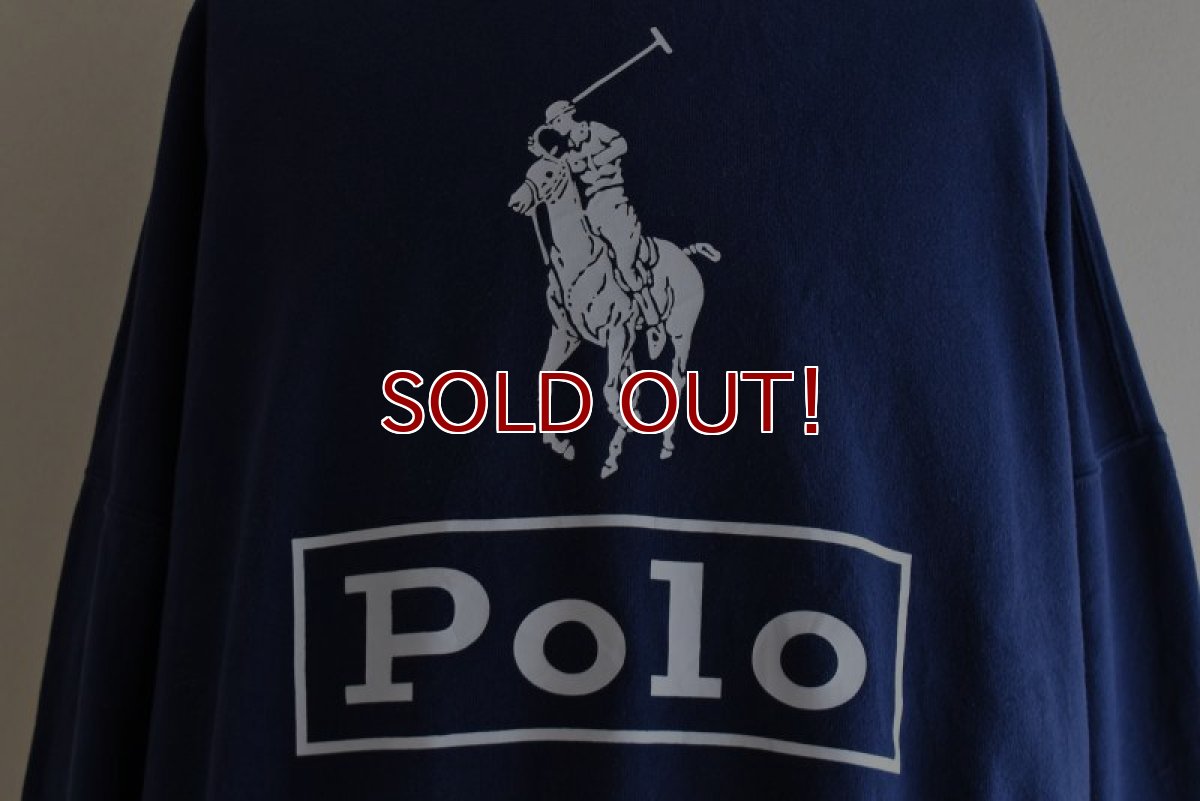 画像8: POLO RALPH LAUREN ロゴスウェット　 表記XL  (8)
