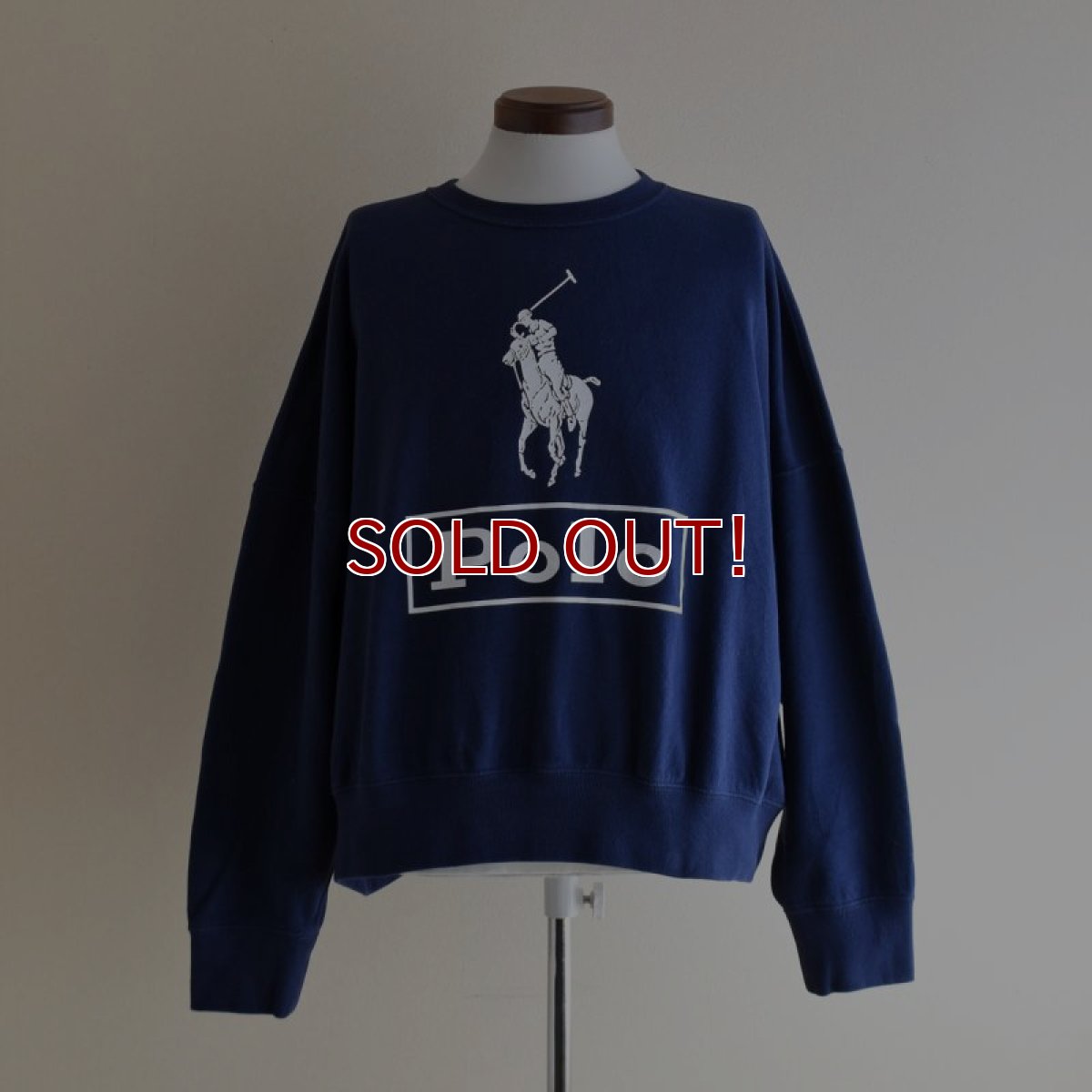 画像1: POLO RALPH LAUREN ロゴスウェット　 表記XL  (1)