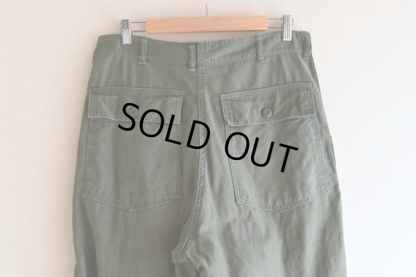 画像9: 1960s US.ARMY コットンベイカーパンツ　 表記34×35 