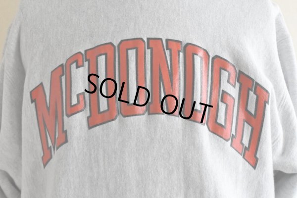 画像9: 1990s Champion リバースウィーブパーカー　 "McDONOGH"　 表記L 