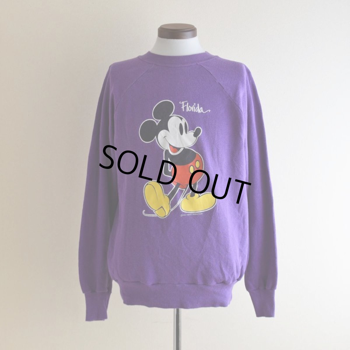 画像1: 1980s Mickey Mouse スウェット　 "MADE IN USA"　 表記XL  (1)