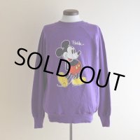 1980s Mickey Mouse スウェット　 "MADE IN USA"　 表記XL 