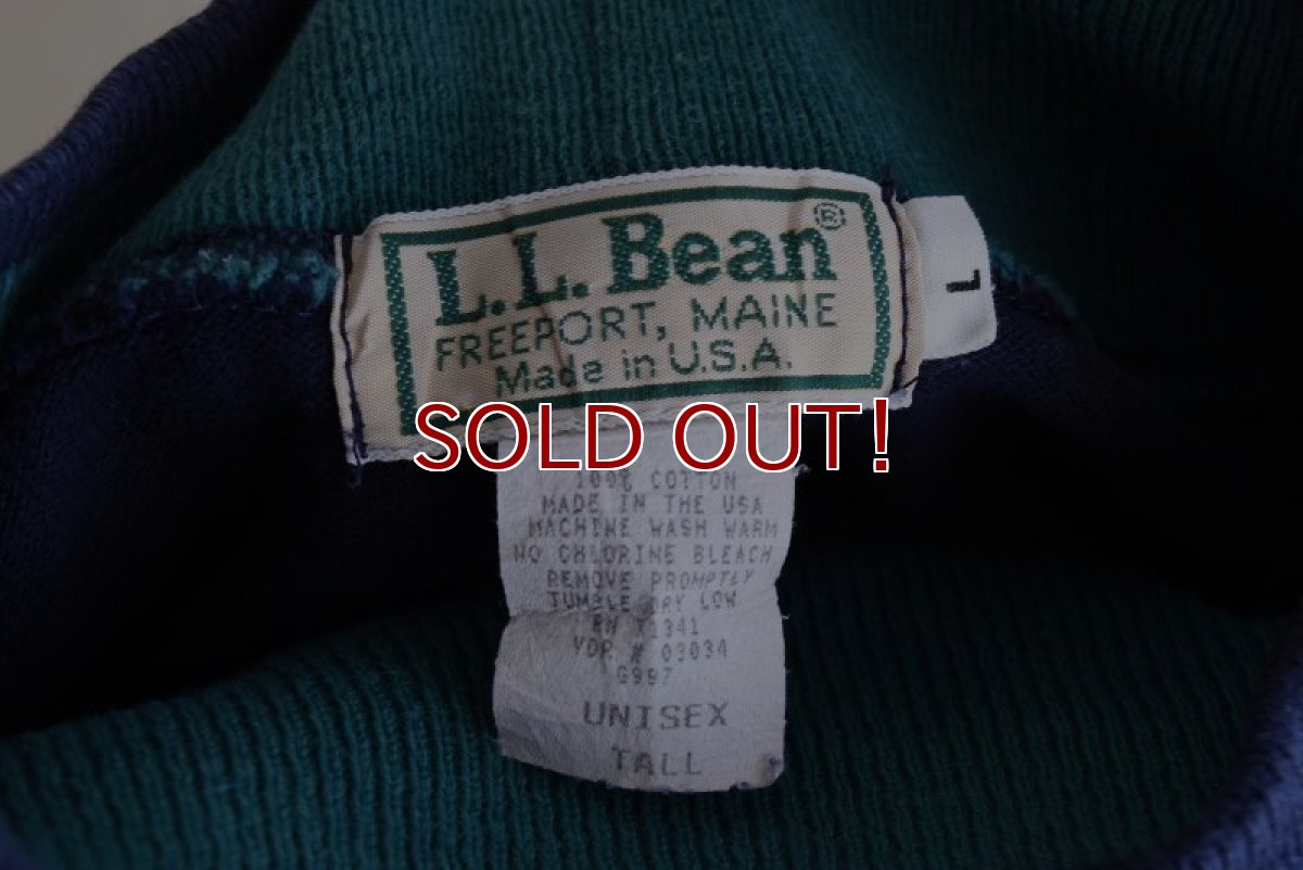 画像5: 1980s L.L.Bean モックネックシャツ　 "MADE IN USA"　 表記L-TALL  (5)
