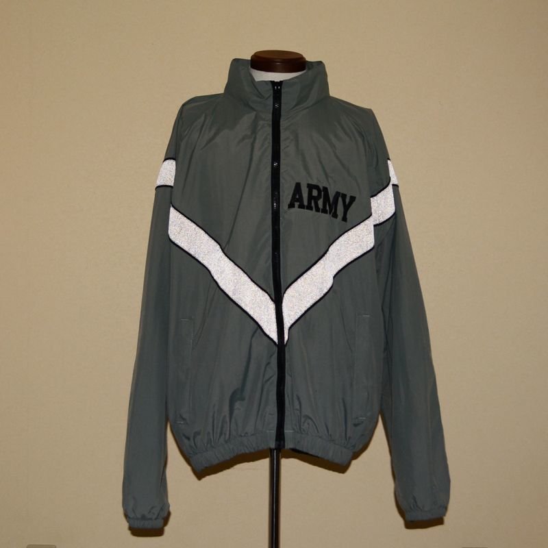 画像1: 1990s US.ARMY IPFU ナイロントレーニングジャケット 表記MEDIUM-LONG