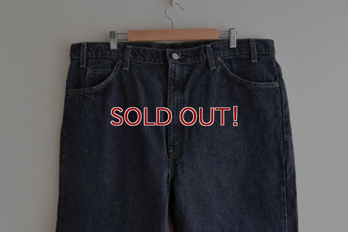 画像7: 1990s Levi's 505-0259 先染めブラックデニム　 "MADE IN USA"　 表記W42 L32  (7)