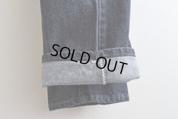 画像13: 1990s Levi's 505-0259 先染めブラックデニム　 "MADE IN USA"　 表記W42 L32 