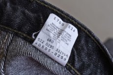 画像6: 1990s Levi's 505-0259 先染めブラックデニム　 "MADE IN USA"　 表記W42 L32  (6)
