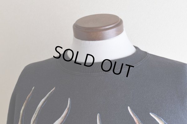 画像7: 1990s HABITAT シカ アニマルプリントスウェット　 "MADE IN USA"　 表記XXL 