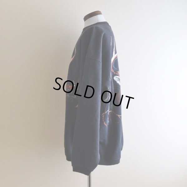 画像4: 1990s HABITAT シカ アニマルプリントスウェット　 "MADE IN USA"　 表記XXL 