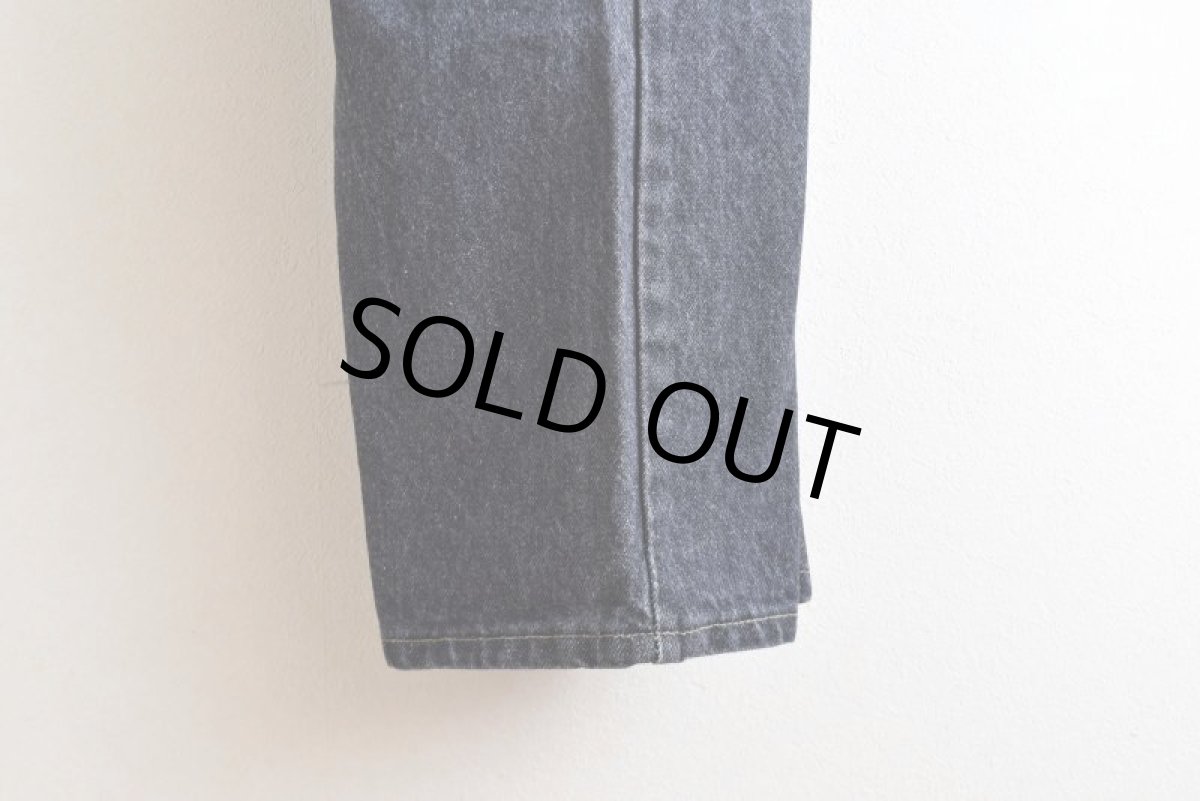 画像12: 1990s Levi's 505-0259 先染めブラックデニム　 "MADE IN USA"　 表記W42 L32  (12)