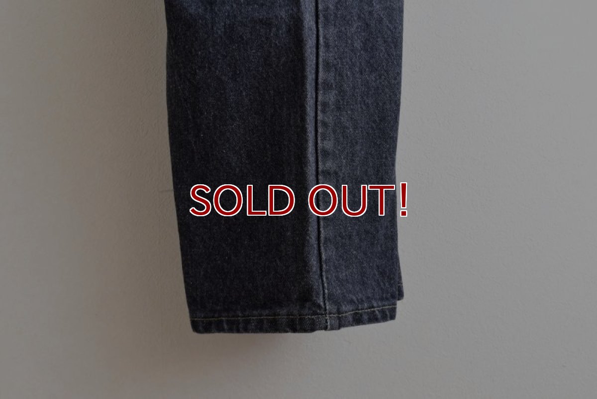 画像12: 1990s Levi's 505-0259 先染めブラックデニム　 "MADE IN USA"　 表記W42 L32  (12)