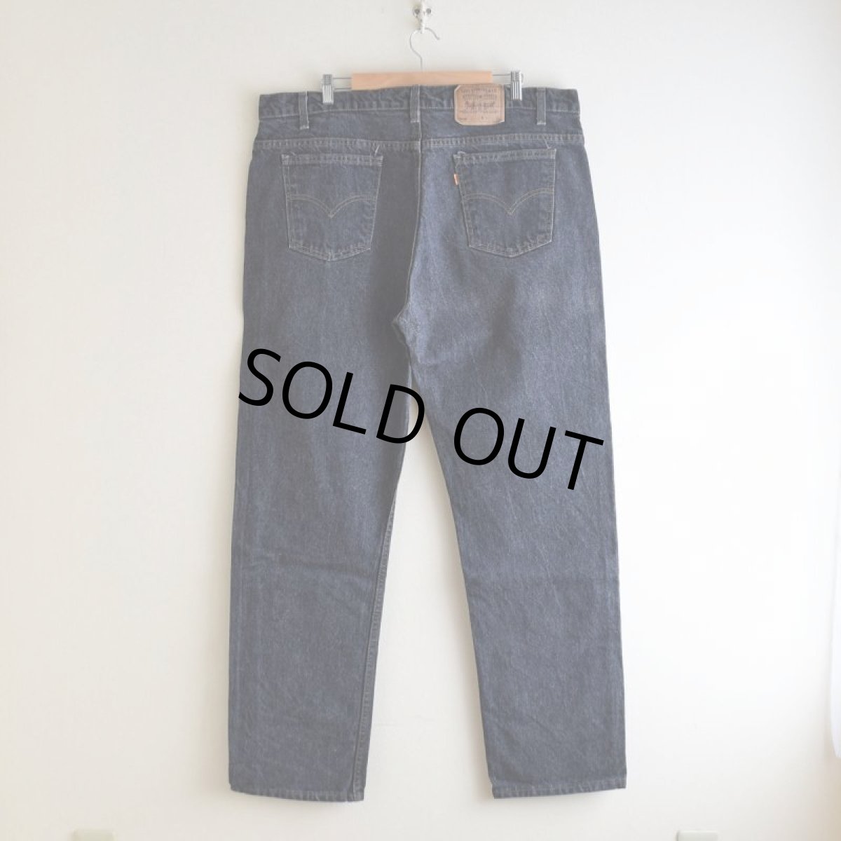 画像2: 1990s Levi's 505-0259 先染めブラックデニム　 "MADE IN USA"　 表記W42 L32  (2)