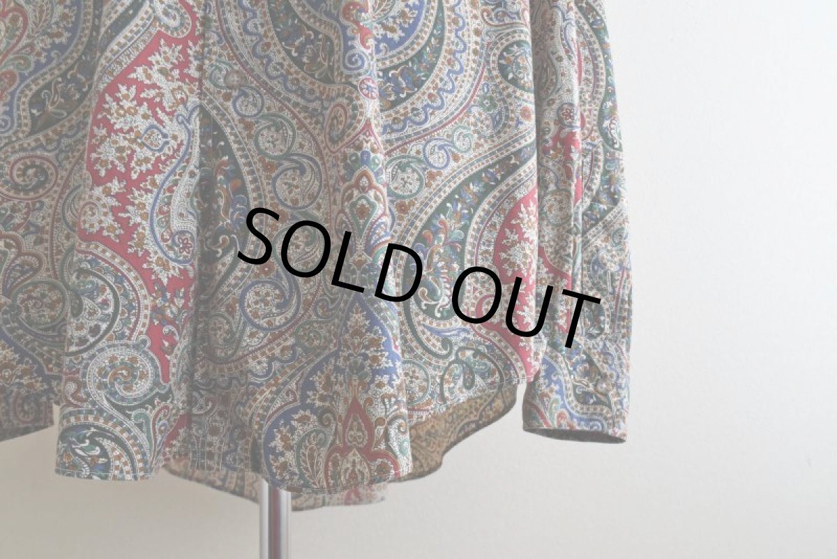 画像10: GITMAN BROS. ペイズリー柄シャツ　 "MADE IN USA"　 実寸L-XL  (10)