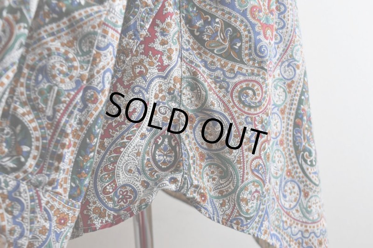 画像13: GITMAN BROS. ペイズリー柄シャツ　 "MADE IN USA"　 実寸L-XL  (13)