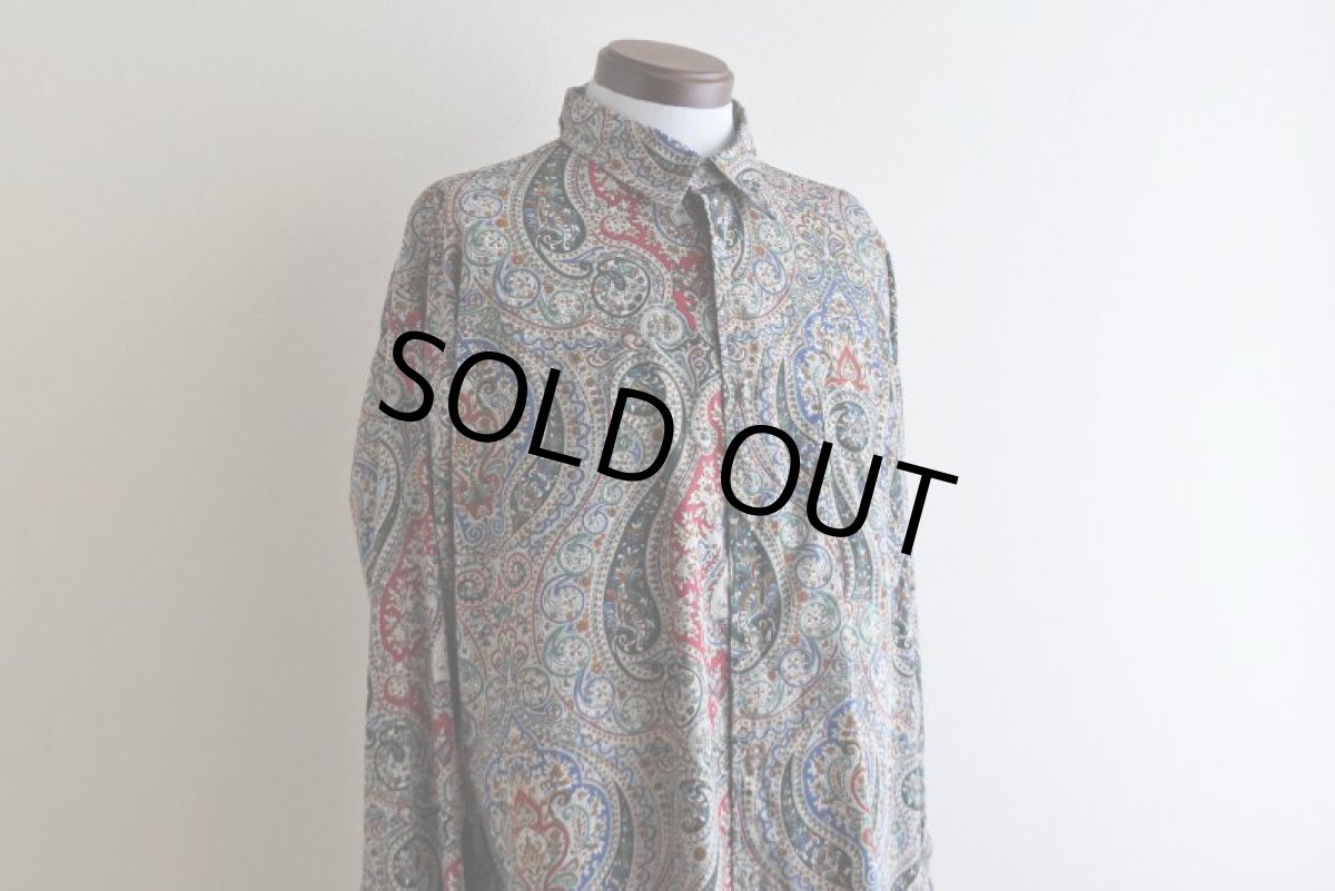 画像6: GITMAN BROS. ペイズリー柄シャツ　 "MADE IN USA"　 実寸L-XL  (6)