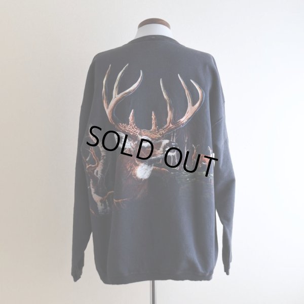 画像3: 1990s HABITAT シカ アニマルプリントスウェット　 "MADE IN USA"　 表記XXL 