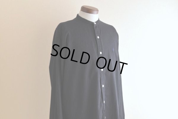 画像6: Polo by RalphLauren マチ付きバンドカラーシャツ　 表記L 