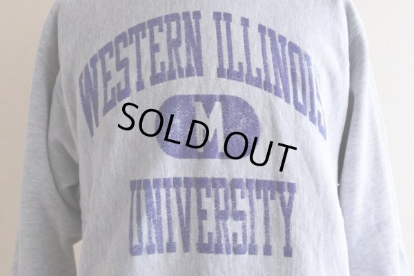 画像9: 1980s Champion リバースウィーブスウェット  "WESTERN ILLINOIS UNIVERSITY"  表記M