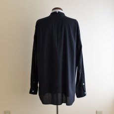 画像3: Polo by RalphLauren マチ付きバンドカラーシャツ　 表記L  (3)