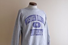 画像7: 1980s Champion リバースウィーブスウェット　 "WESTERN ILLINOIS UNIVERSITY"　 表記M  (7)