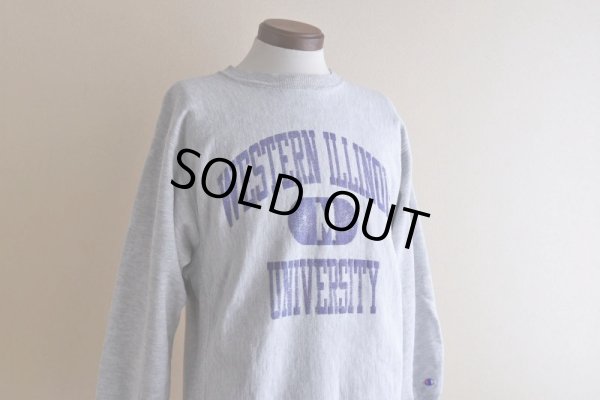 画像7: 1980s Champion リバースウィーブスウェット  "WESTERN ILLINOIS UNIVERSITY"  表記M