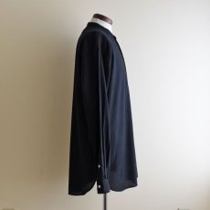 画像2: Polo by RalphLauren マチ付きバンドカラーシャツ　 表記L  (2)