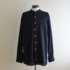 画像1: Polo by RalphLauren マチ付きバンドカラーシャツ　 表記L  (1)