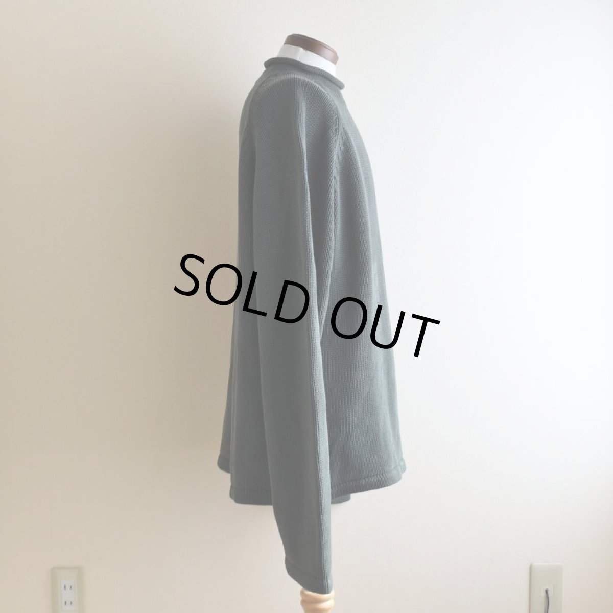 画像2: J.CREW ロールネックコットンセーター　 表記XL  (2)